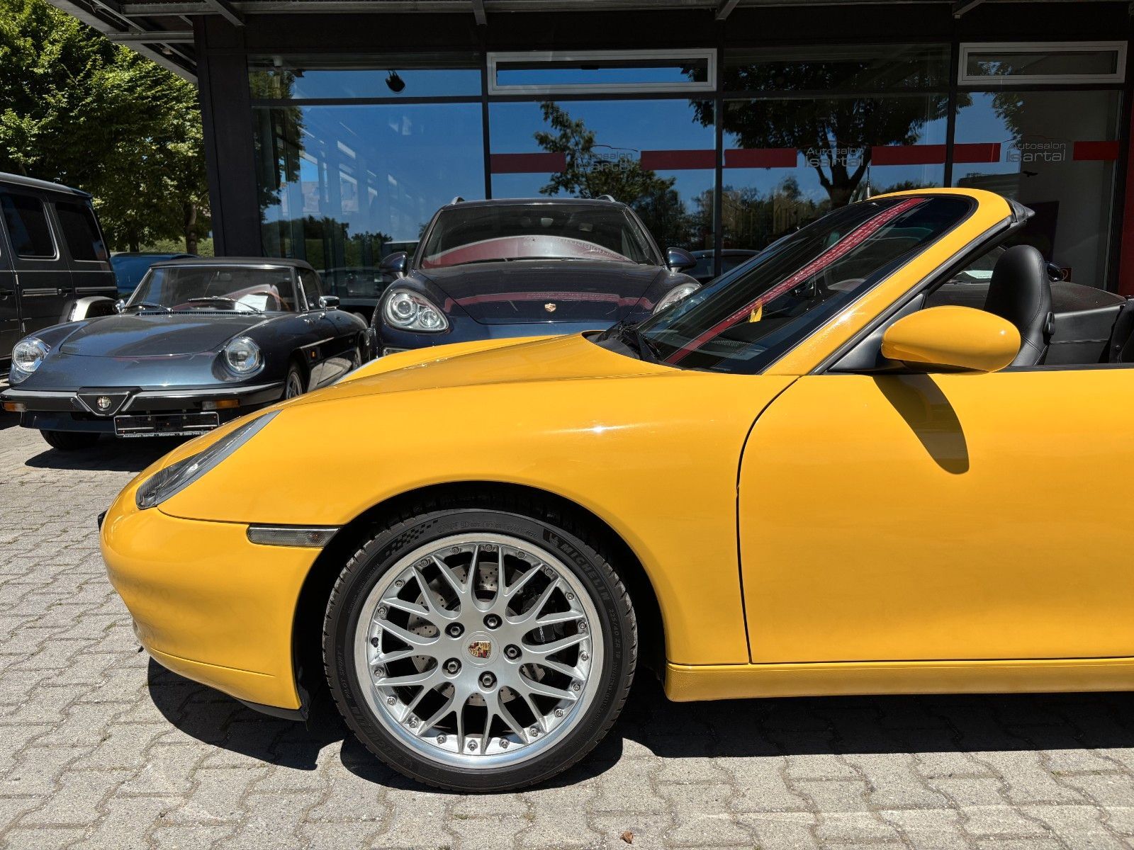 PORSCHE 911 C 2 Cabriolet, Speedgelb- toporiginal-59tkm!