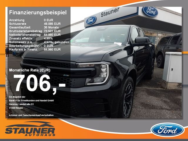 FORD Ranger MS-RT 3.0l EcoBlue LED 360°Kamera B&O