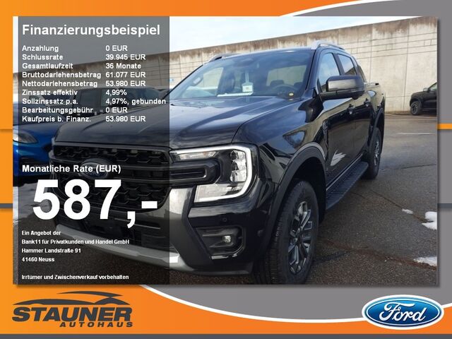 FORD Ranger DOKA Wildtrak 2.0l EcoBlue 0% FIN