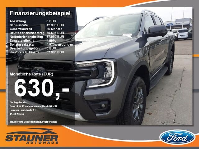 FORD Ranger DOKA Wildtrak 2.3l PHEV LED 360°Kamera