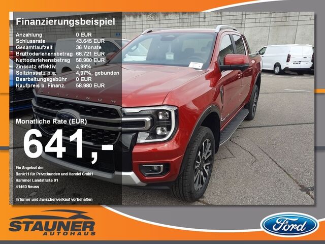 FORD Ranger DOKA Platinum 3.0l EcoBlue LED, AHK, RFK