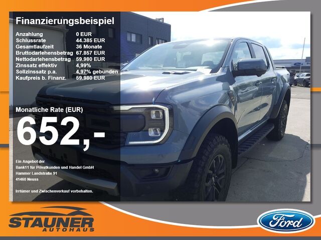 FORD Ranger Raptor 2.0l Doka RFK, AHK, PDC, LED, Roll
