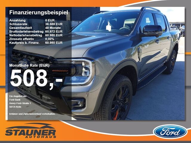 FORD Ranger DOKA Wildtrak 3.0l EcoBlue AHK 0% Fin.