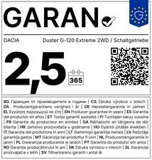 DACIA Duster G-120 Extreme LPG