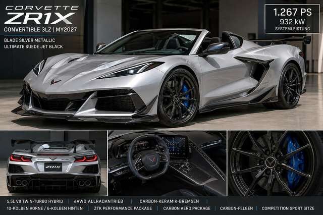 Corvette ZR1 ZR1X Corvette 1.267 PS | eAWD | Ank. Sept.