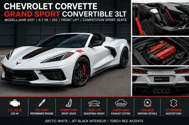Corvette C8 Grand Sport Cabrio 3LT MY27 GEIGERCARS