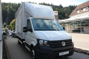 VW Crafter Koffer 50 lang RWD mit Aufstiegstreppe