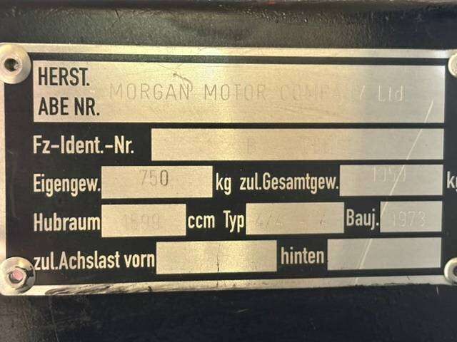 Morgan 4/4 Roadster  RHD