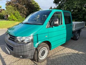 VW T5 Transporter Pritsche Doka 2.0 TDI 4Motion *HU neu*1.Hand*Scheckheft*Klima*AHK*