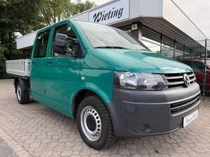 VW T5 Transporter Pritsche Doka 2.0 TDI 4Motion *HU neu*1.Hand*Scheckheft*Klima*AHK*