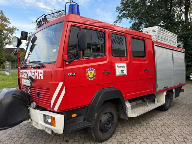 Mercedes-Benz  814 Feuerwehr LF 8 *nur 30 TKM*HU/H-Kennzeichen*