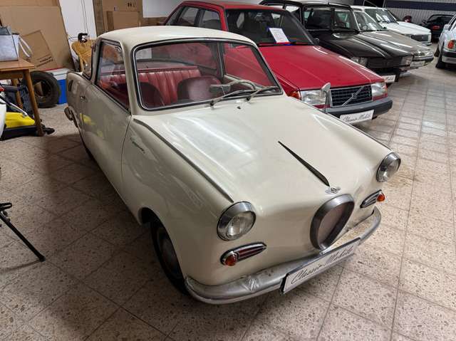 Oldtimer Goggomobil Goggo TS 250 Coupé *Pappbrief*stand länger*