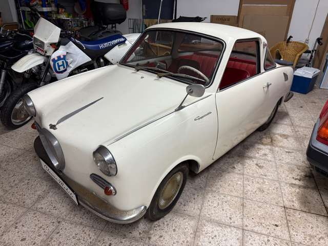 Oldtimer Goggomobil Goggo TS 250 Coupé *Pappbrief*stand länger*