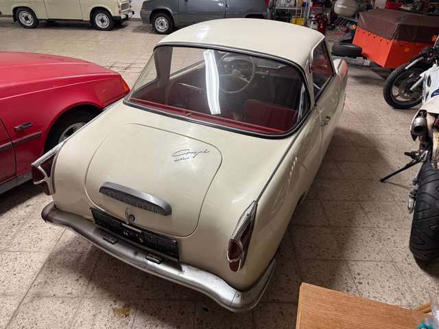 Oldtimer Goggomobil Goggo TS 250 Coupé *Pappbrief*stand länger*