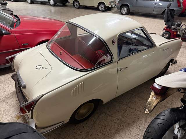 Oldtimer Goggomobil Goggo TS 250 Coupé *Pappbrief*stand länger*