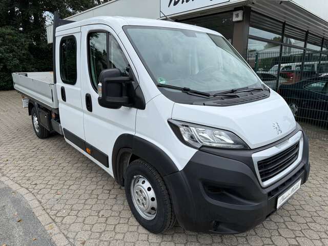 Peugeot Boxer Pritsche Doka 435 BlueHDi L4 *nur 48 TKM*HU neu*Klima*Tempomat*