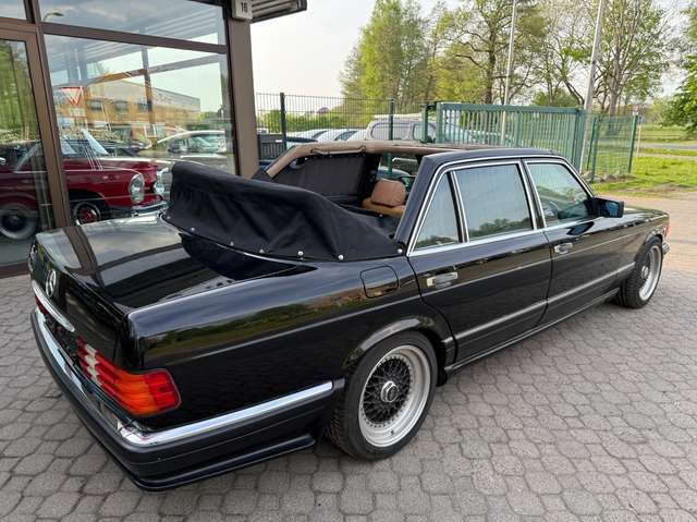 Mercedes-Benz 500 SEL W126 Cabrio *seltener Umbau*nur 126 TKM*HU neu*H-Kennzeichen*2.Hand*