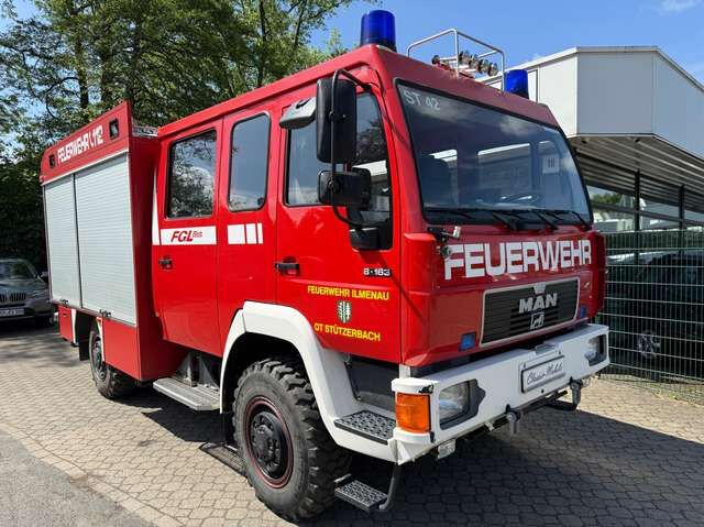 MAN  8.163 LF 8/6 Metz FGL Feuerwehr *Allrad*nur 29 TKM