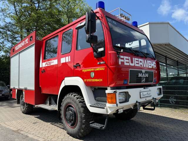 MAN  8.163 LF 8/6 Metz FGL Feuerwehr *Allrad*nur 29 TKM
