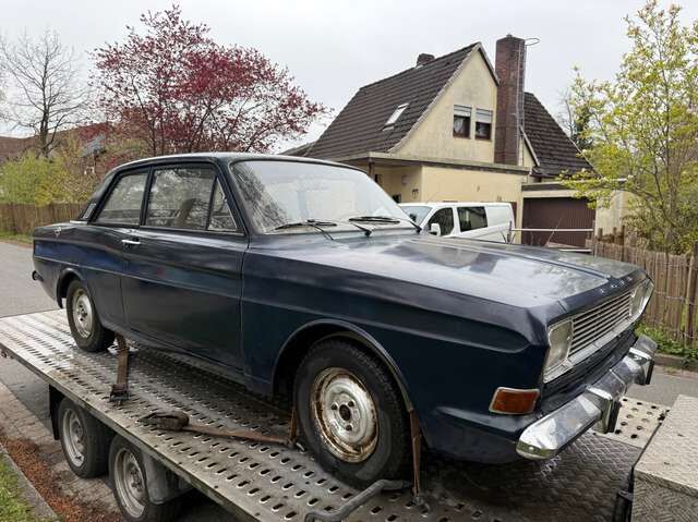 Ford Taunus 15M P6 *zum Aufarbeiten*original Pappbrief*