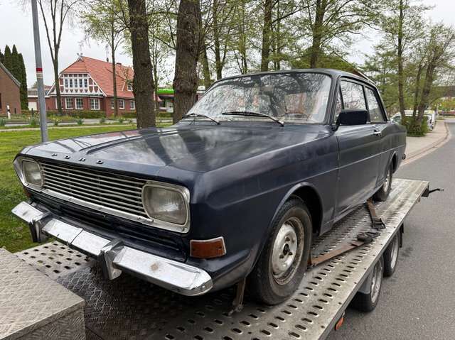 Ford Taunus 15M P6 *zum Aufarbeiten*original Pappbrief*