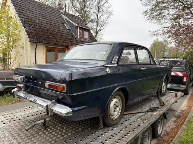 Ford Taunus 15M P6 *zum Aufarbeiten*original Pappbrief*