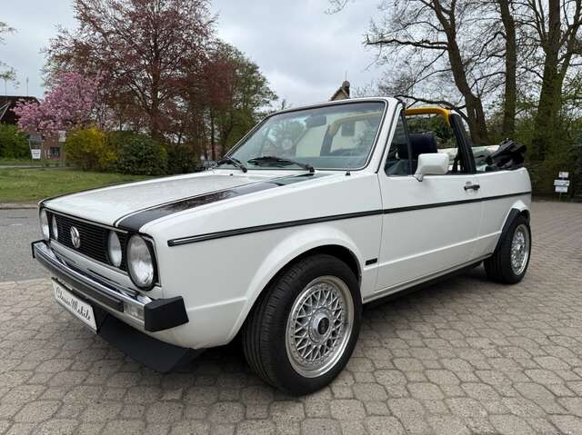 VW Golf Cabriolet Golf I Cabrio*HU 9/2027*Chrom*BBS*Stoffverdeck*SHZ