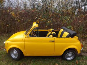 Fiat 500 F Cabriolet-Einzelstück & wohl besser als neu