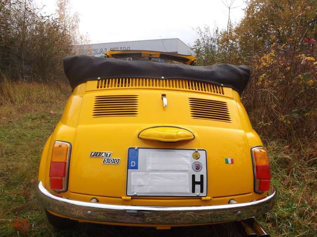 Fiat 500 F Cabriolet-Einzelstück & wohl besser als neu