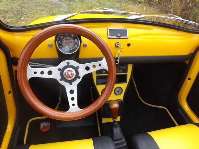 Fiat 500 F Cabriolet-Einzelstück & wohl besser als neu