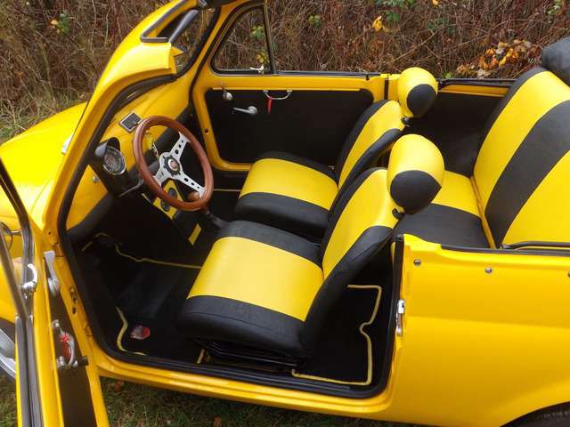 Fiat 500 F Cabriolet-Einzelstück & wohl besser als neu