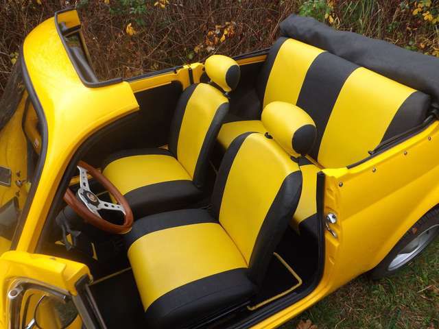 Fiat 500 F Cabriolet-Einzelstück & wohl besser als neu