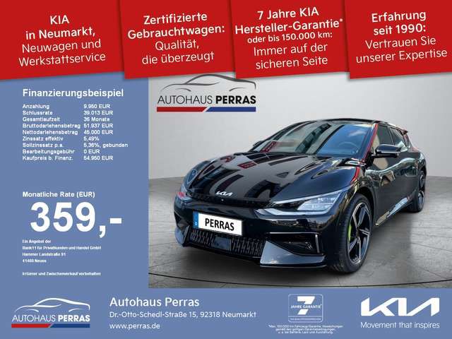 Kia EV6 GT 77,4 kWh-Batterie, AWD Glasdach Glasdach
