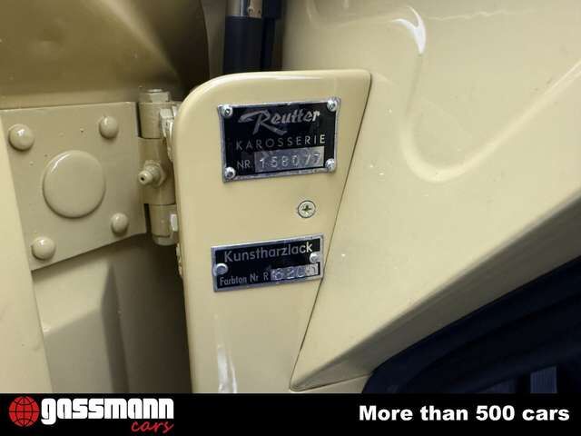 Porsche 356 B 1600 Reutter Cabriolet