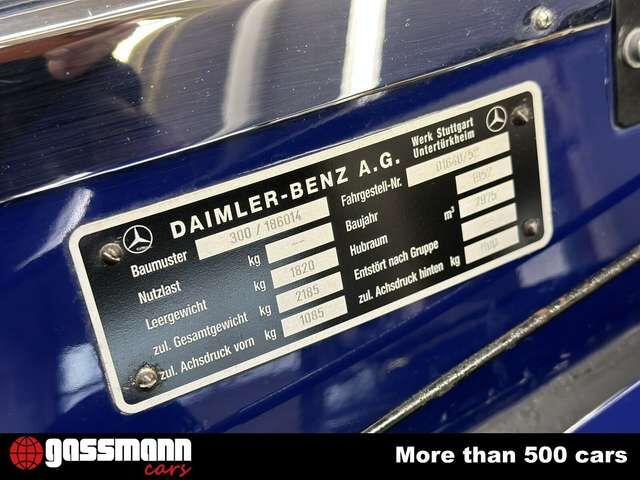 Mercedes-Benz 300 Adenauer Cabriolet D, W186