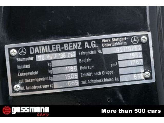 Mercedes-Benz Sonstige 170 V Saloon