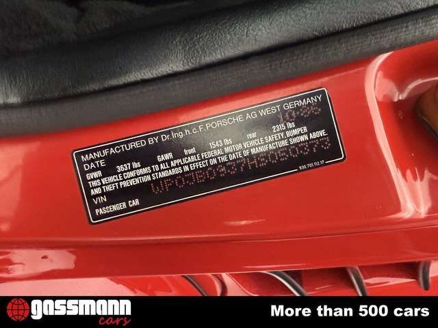 Porsche 930 / 911 3.3 Turbo -  Matching Numbers