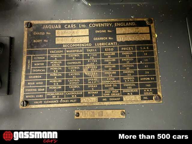 Jaguar XK 140 DHC Cabriolet - Matching-Numbers