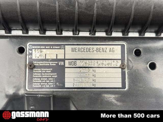 Mercedes-Benz 560 SEL Limousine, Beifahrerairbag - W126