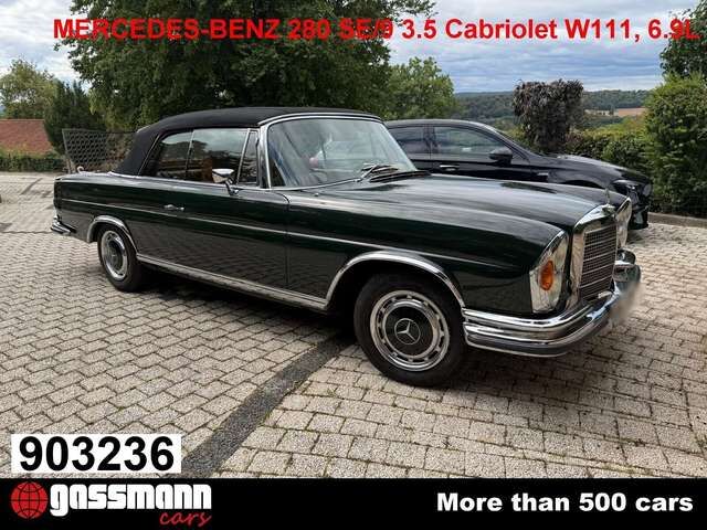 Mercedes-Benz 280 SE/9 3.5 Cabriolet W111, 6.9L