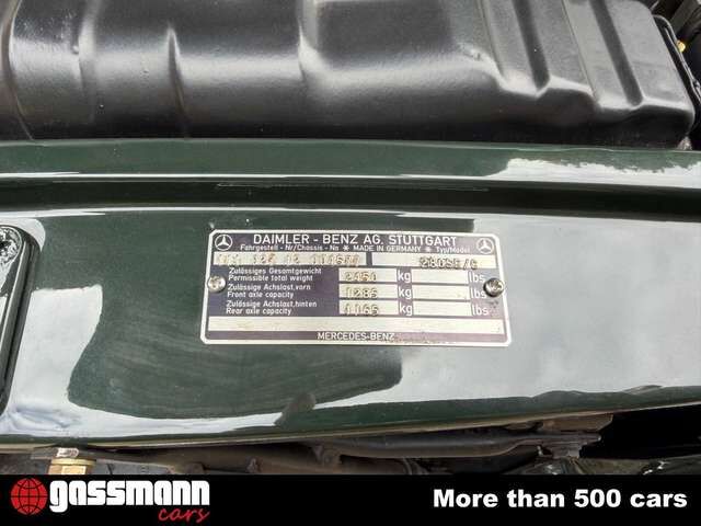 Mercedes-Benz 280 SE/9 3.5 Cabriolet W111, 6.9L