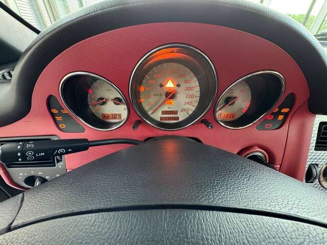 Mercedes-Benz SLK 230 Kompressor original im klassischen Leder rot-schwarz