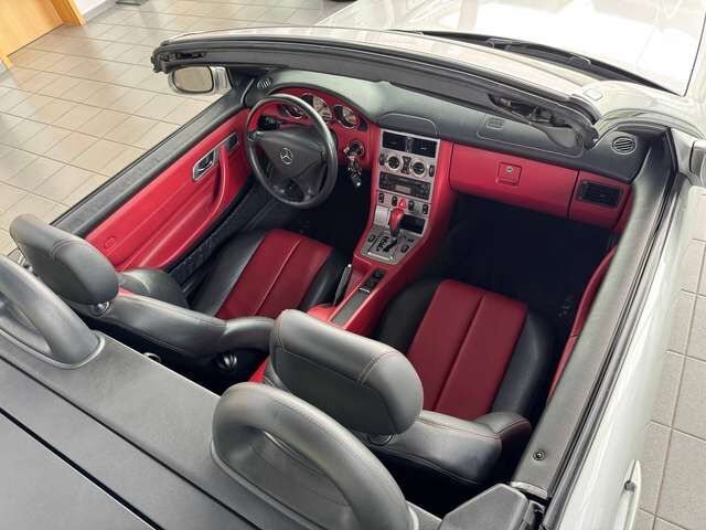 Mercedes-Benz SLK 230 Kompressor original im klassischen Leder rot-schwarz