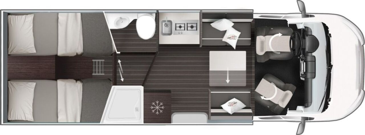 ROLLER TEAM 287 P ACC*TV-WIFI*LITHIUM*SOLAR*RFK* Ansicht 2 für Fahrzeugdetailseite