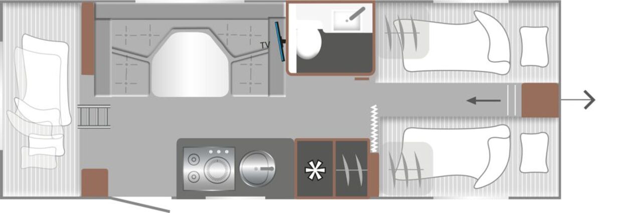 LMC 530 K Stockbettwagen Ansicht 2 für Fahrzeugdetailseite