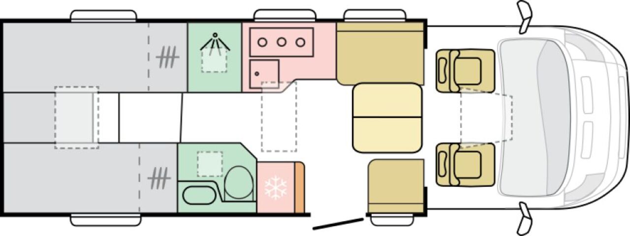 ADRIA Axess 650 DL Ansicht 2 für Fahrzeugdetailseite