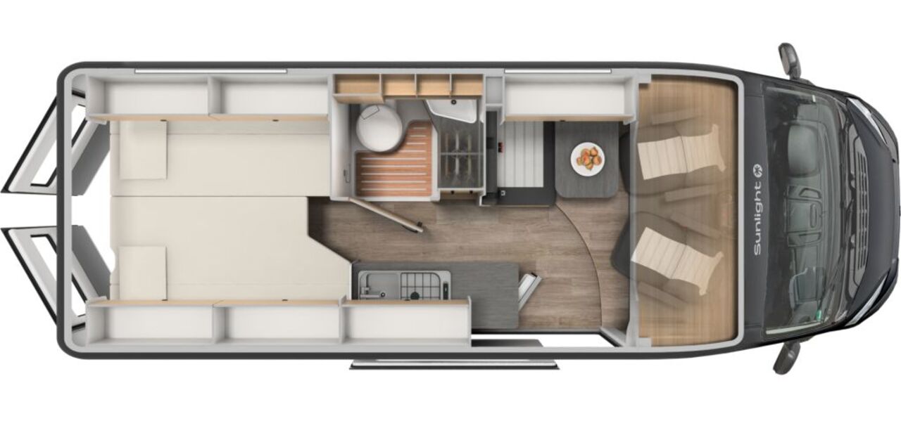SUNLIGHT CLIFF 640 Adventure Edition Aktionsprämie "Ready to Roll" Ansicht 2 für Fahrzeugdetailseite