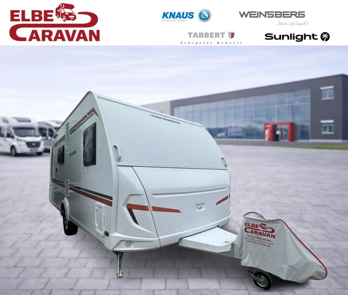 WEINSBERG 500 FDK Garagentür Ansicht 1 für Fahrzeugdetailseite