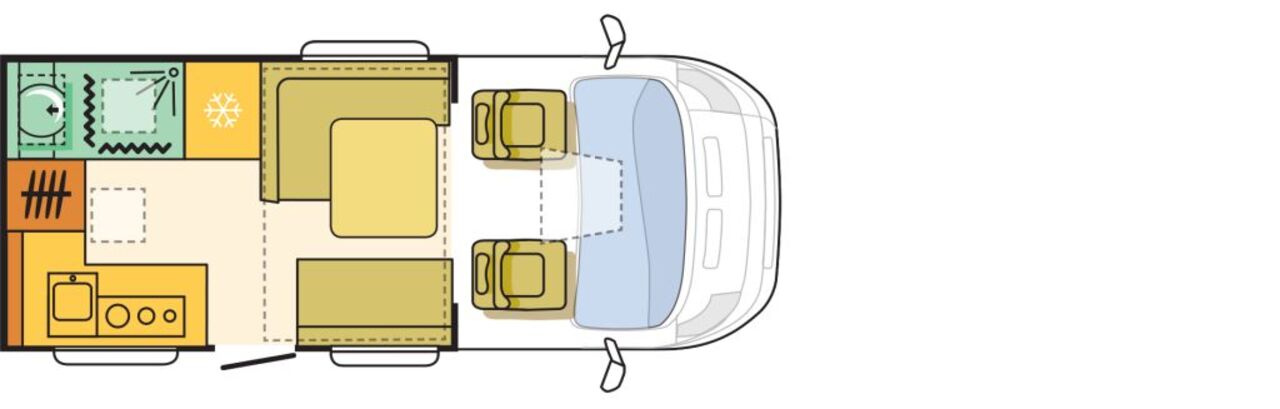 ADRIA Axess 590 ST TV -Paket Ansicht 2 für Fahrzeugdetailseite