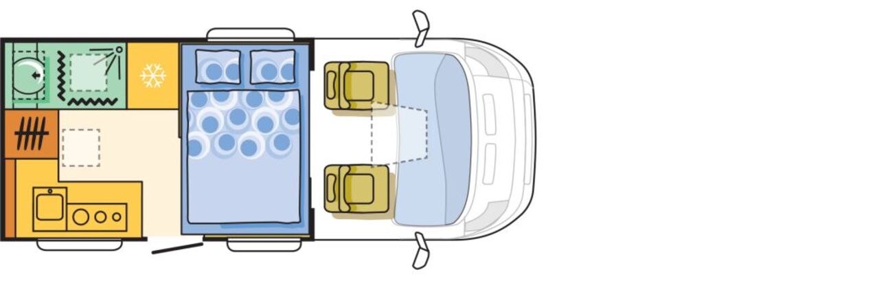 ADRIA Axess 590 ST TV -Paket Ansicht 3 für Fahrzeugdetailseite